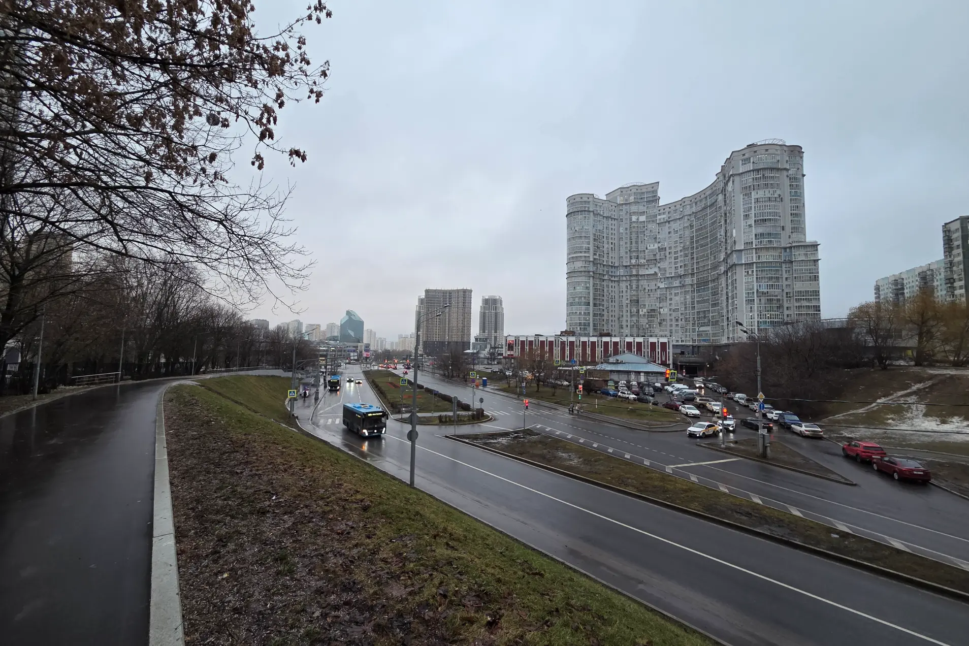 Съемка на широкоугольный модуль