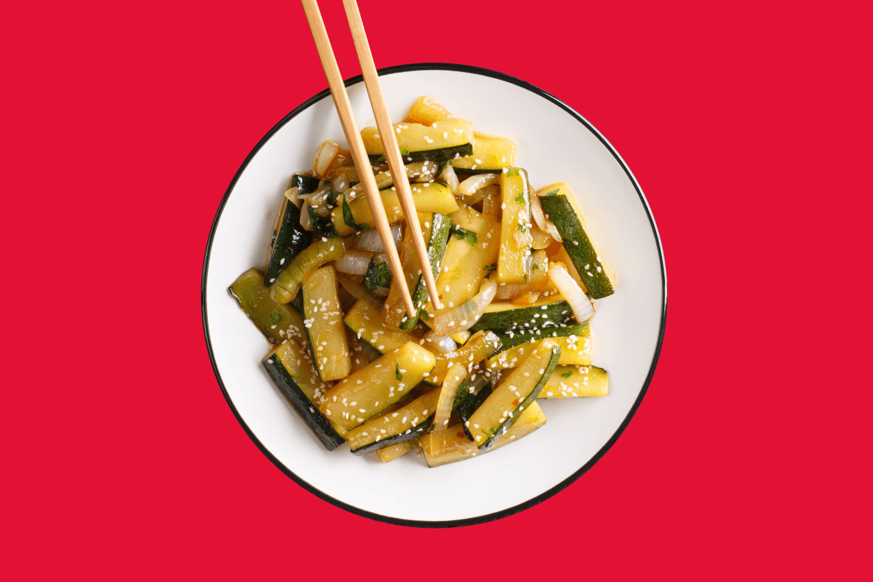 Маринованные кабачки с&nbsp;соевым соусом