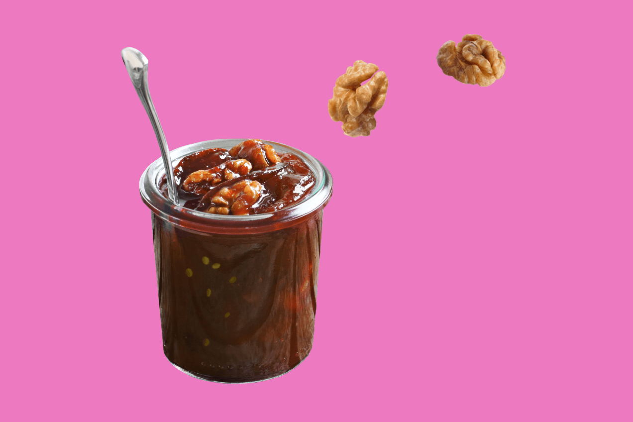 Варенье из баклажанов с&nbsp;грецкими орехами