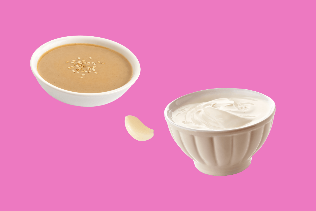 Соус из йогурта с тахини