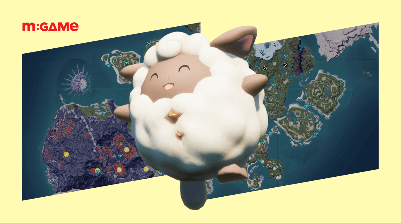 Интерактивная карта мира Palworld: где найти ресурсы, палов и ключевые регионы