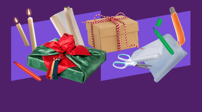 Топ-33 идей, как красиво упаковать подарок на Новый год