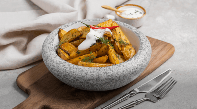 Картошка по-деревенски в духовке: рецепт от профессионального повара