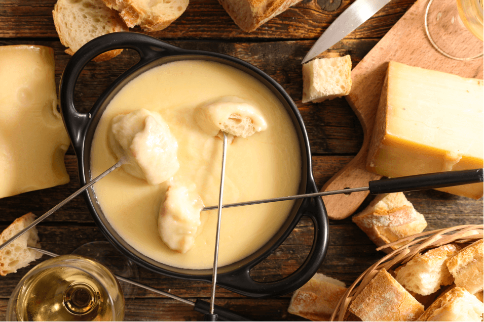 4. Вино и фондю