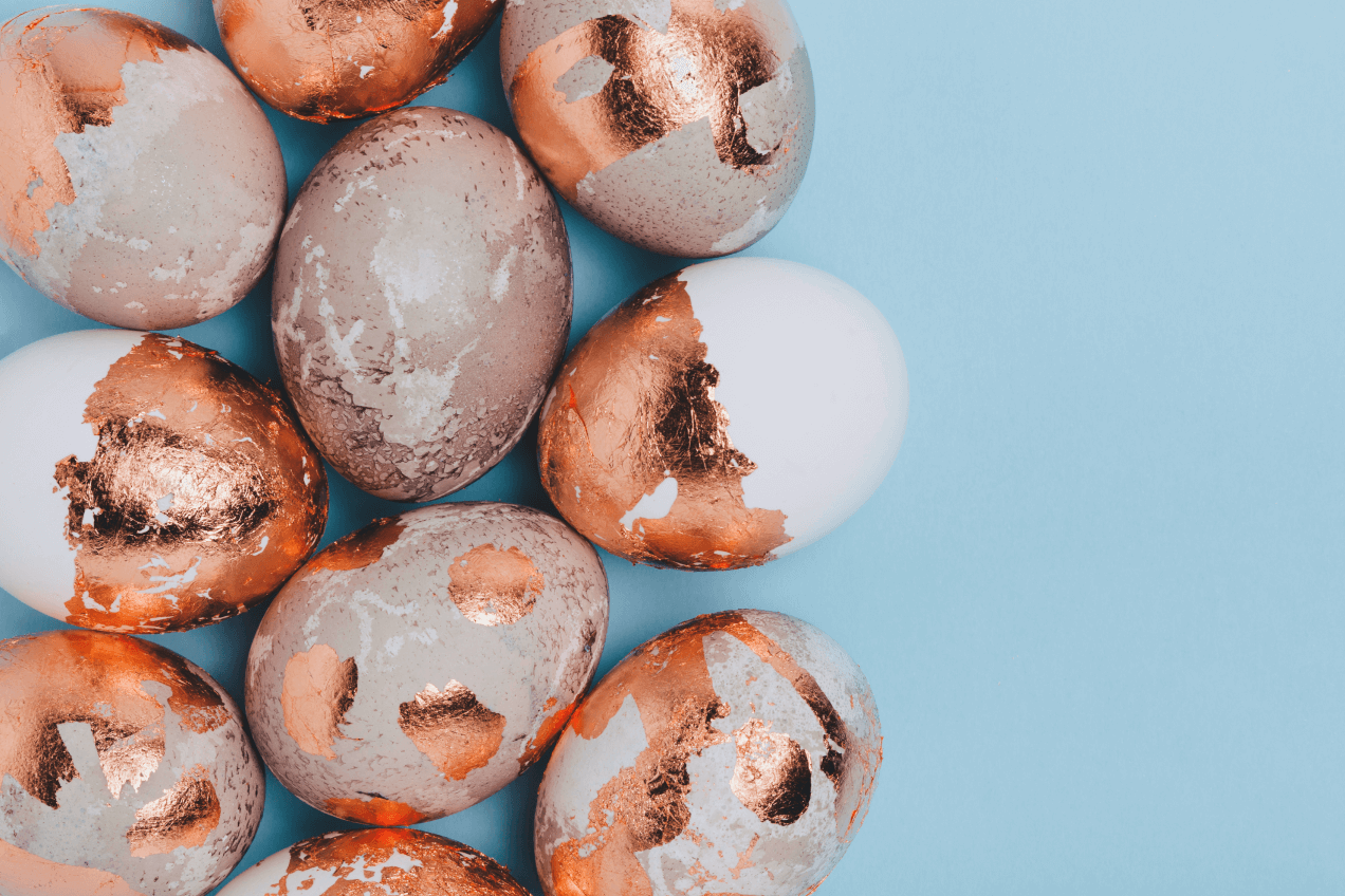 Яйца в скандинавском сером