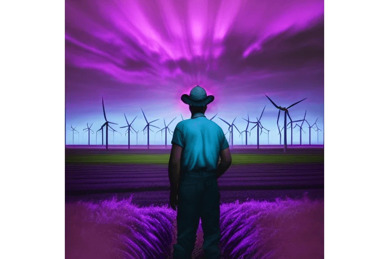 Фермер и возобновляемая энергия