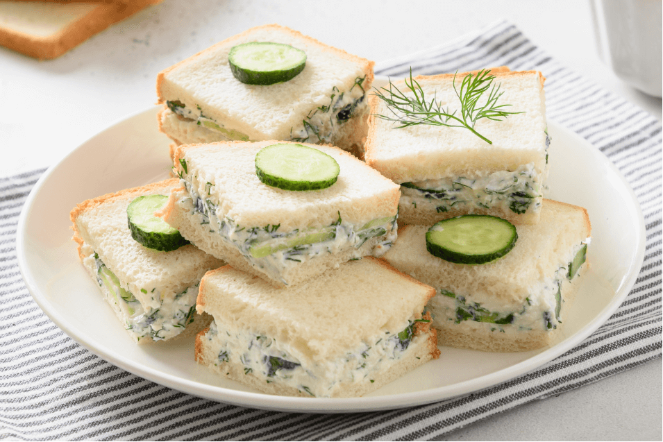 Сэндвич с огурцом