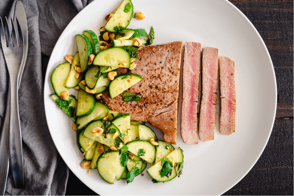 Тайский салат с огурцом