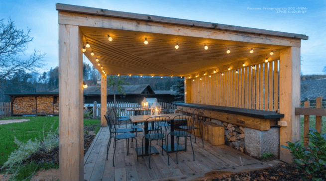 Инструкция по&nbsp;уюту: как&nbsp;построить беседку на&nbsp;даче