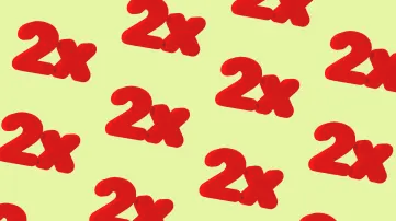 В два раза больше бонусов для всех!