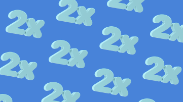 В два раза больше бонусов для всех!